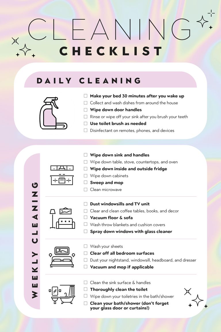 This weekly cleaning checklist is all you need for any room | Real Homes