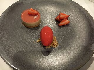 The strawberry dessert at Gidleigh Park bore more than a passing resemblance to a Picasso.