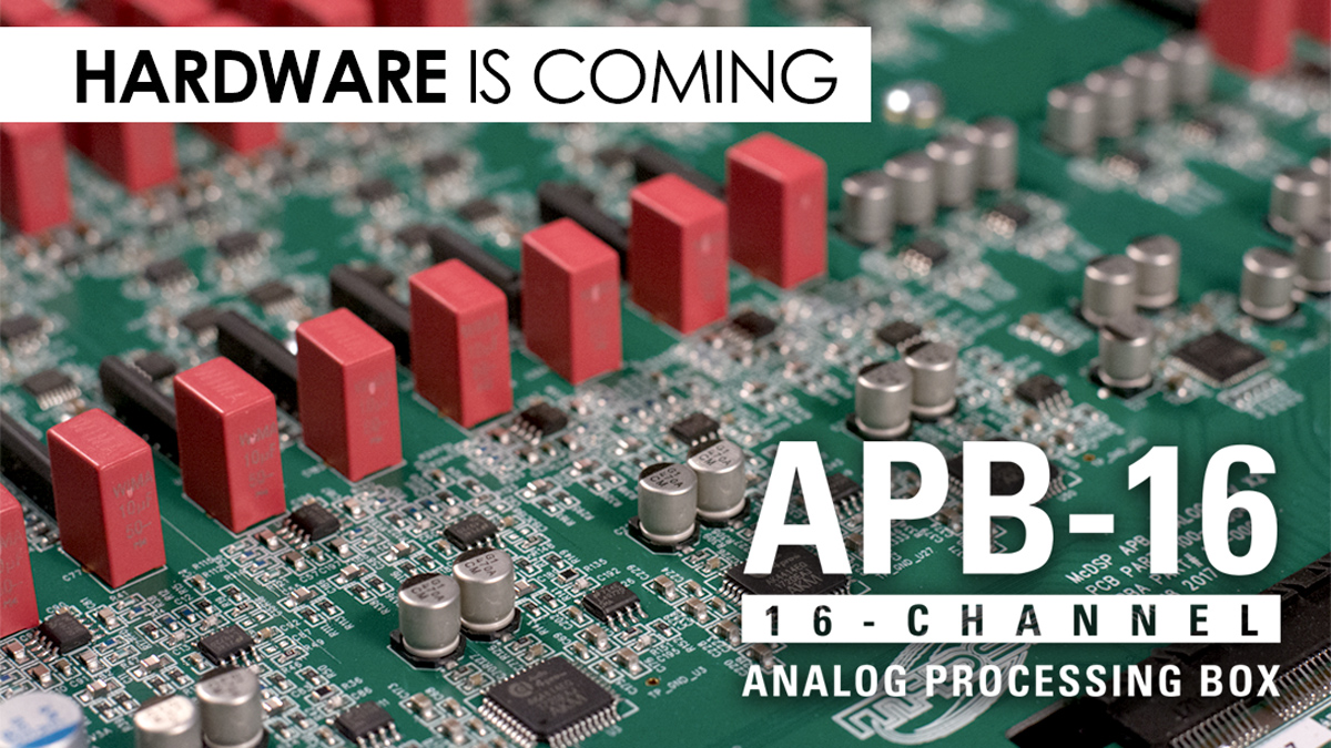 Hi-tech innovation: McDSP APB-16