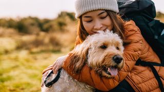 Woman and dog