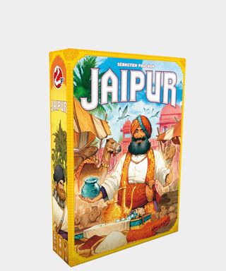 Jaipur box on a plain background