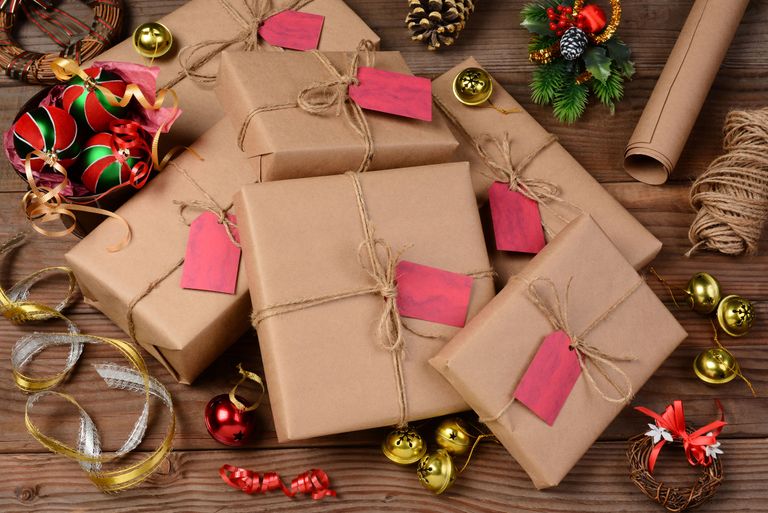 sustainable Christmas wrapping paper