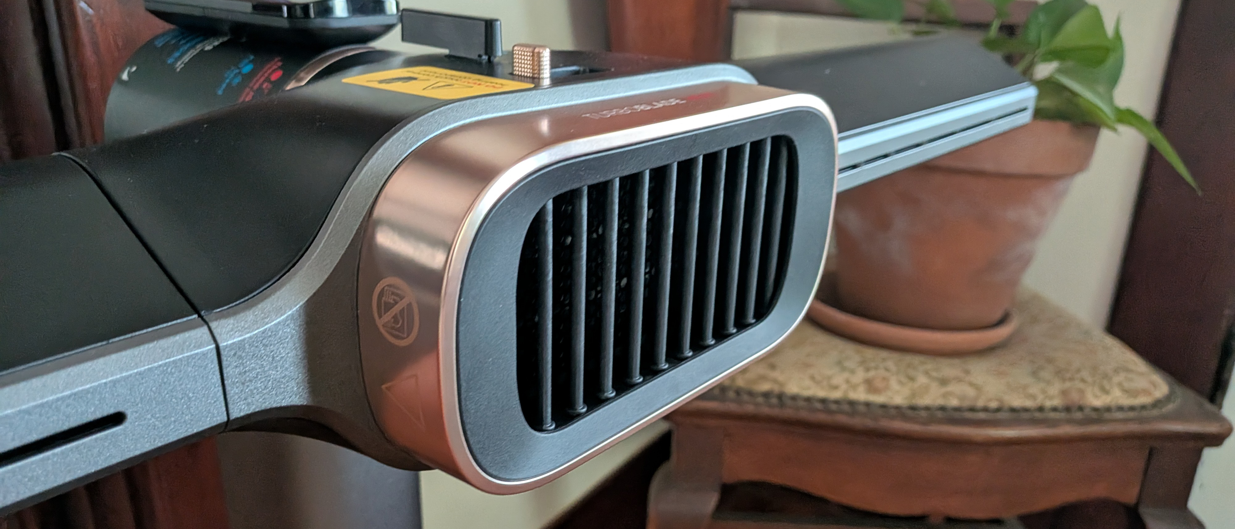 Close up of heater vent