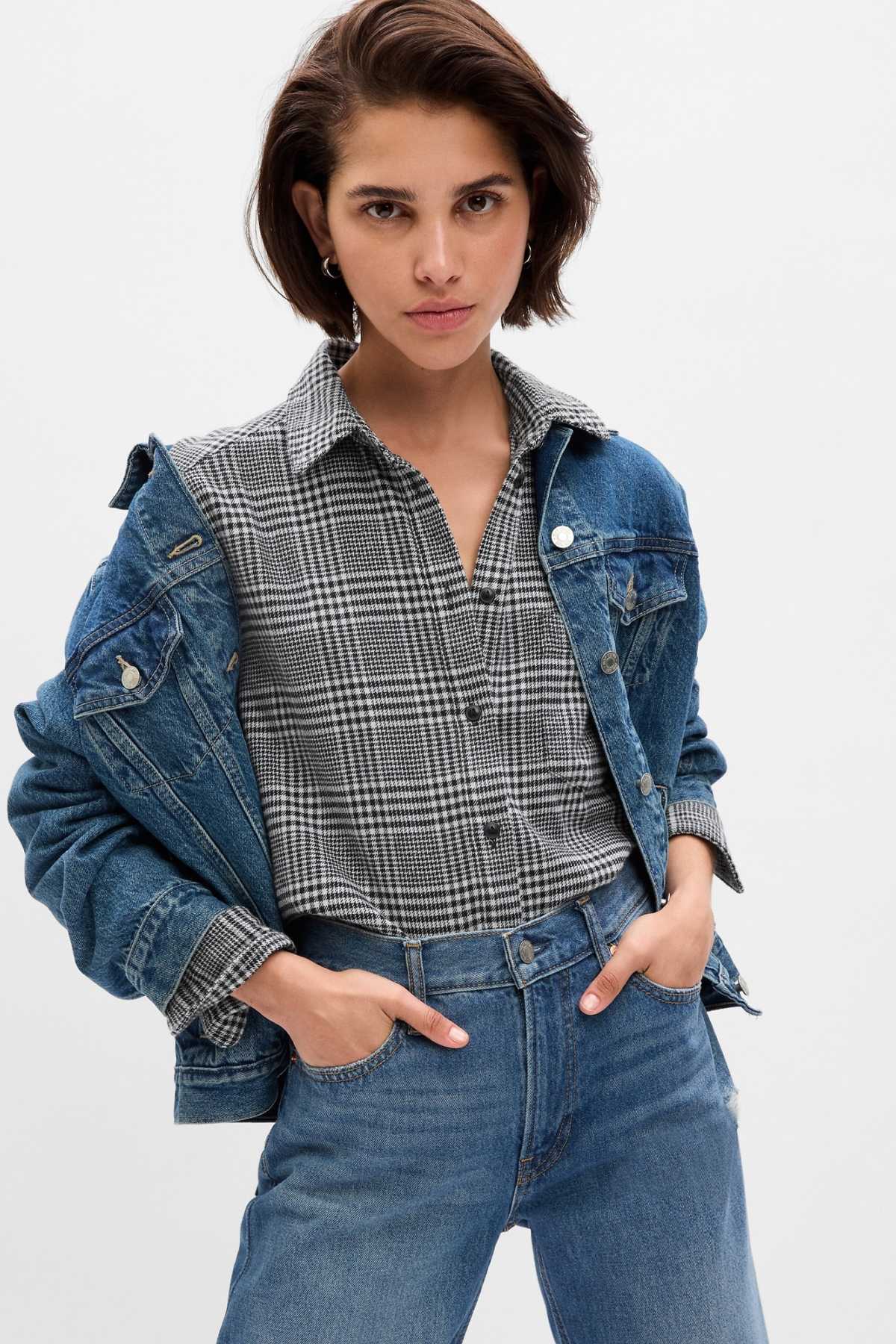 Gap Flannel Big Shirt