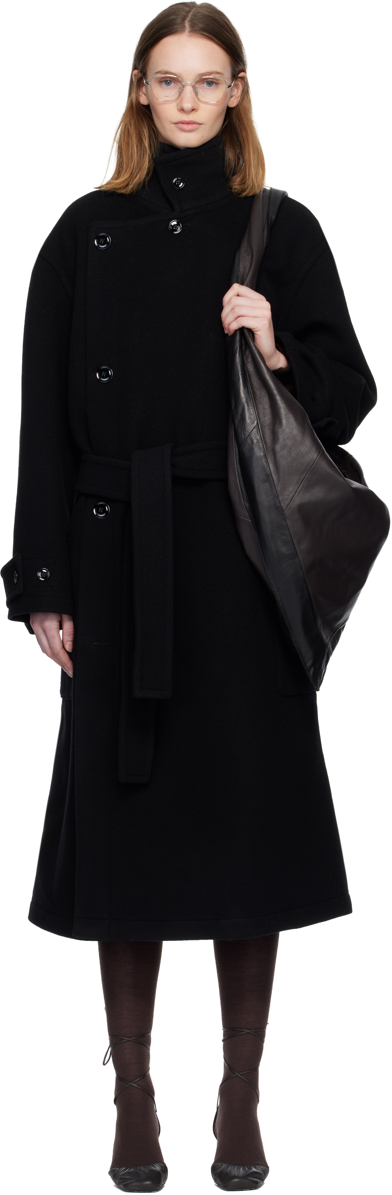 Black Wrap Coat