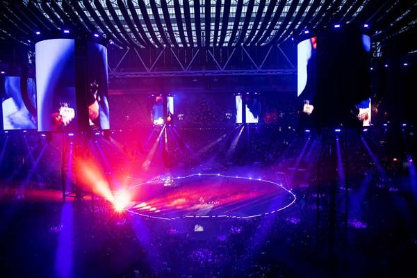 Metallica onstage in Amsterdam