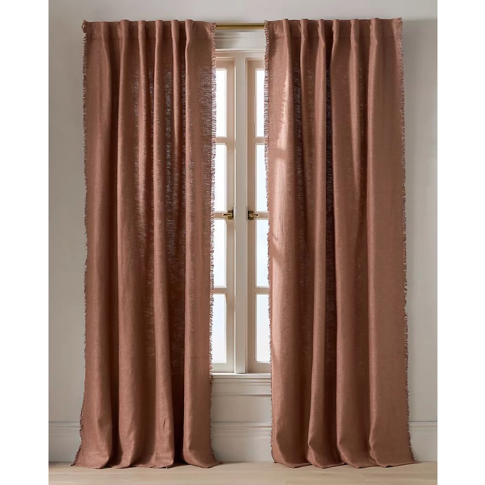 Luxe Linen Blend Woven Curtain