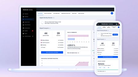 Bitdefender Digital Identity Protection on laptop and mobile
