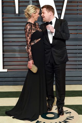 James Cordon & Julia Carey At The Oscar After Parties, 2015