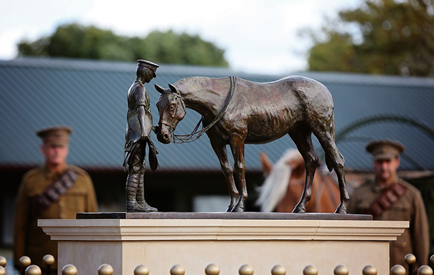 Soldier and Horse statue