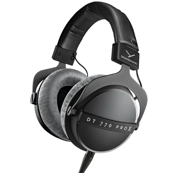 A pair of Beyerdyamic DT 770 Pro X studio headphones