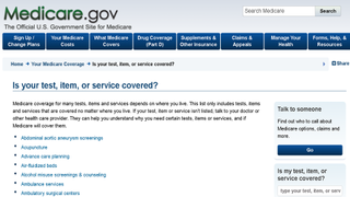 Medicare gov website