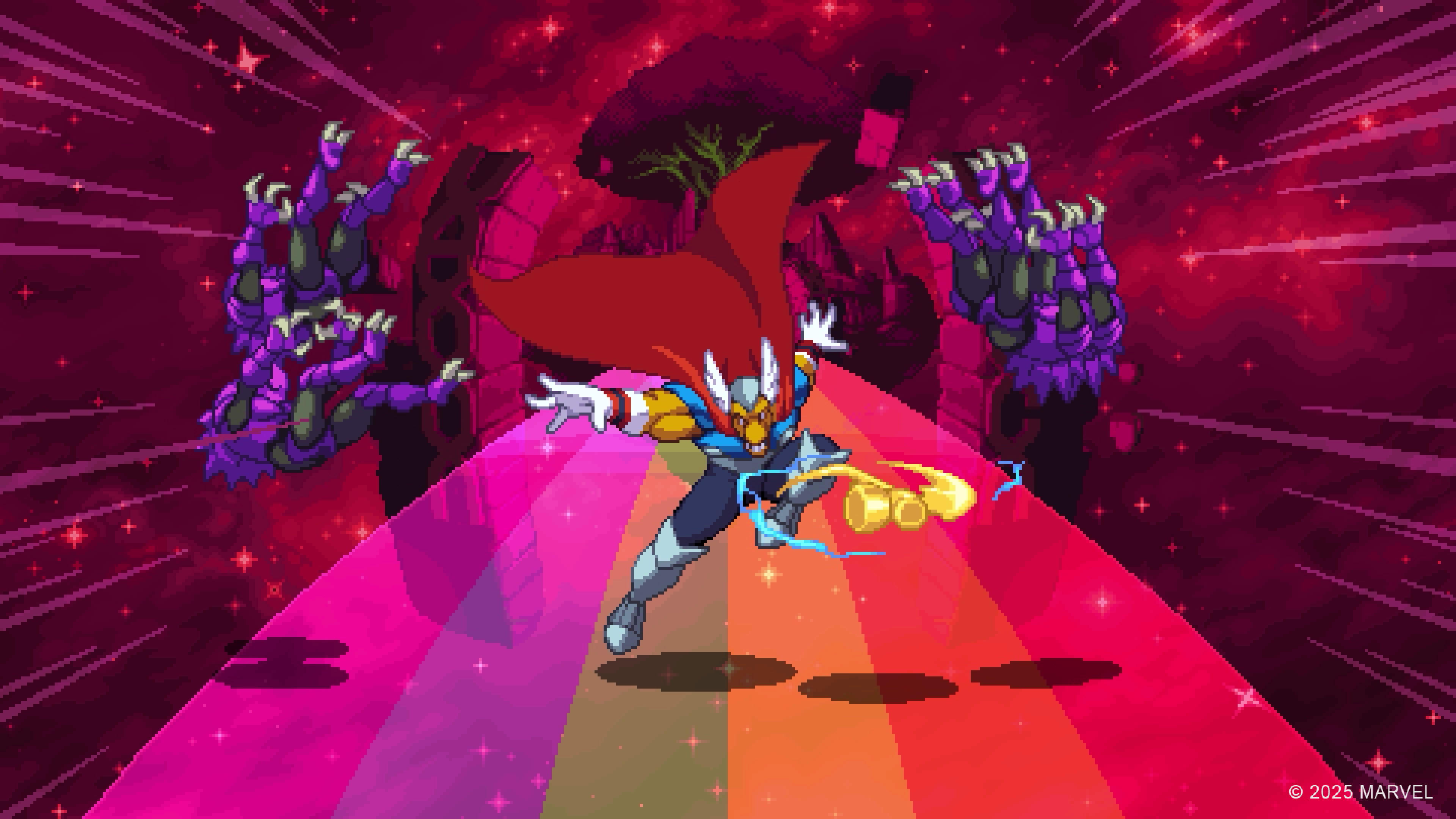 Marvel Cosmic Invasion's massive roster of playable characters is bursting with personality. 