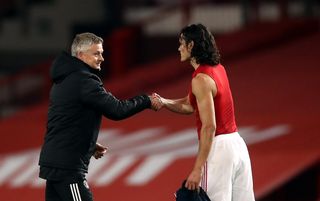 Ole Gunnar Solskjaer is set to be without Edinson Cavani at Sheffield United