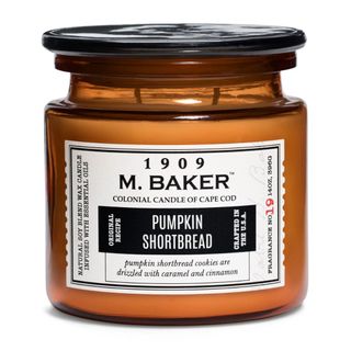 Pumpkin Shortbread Candle