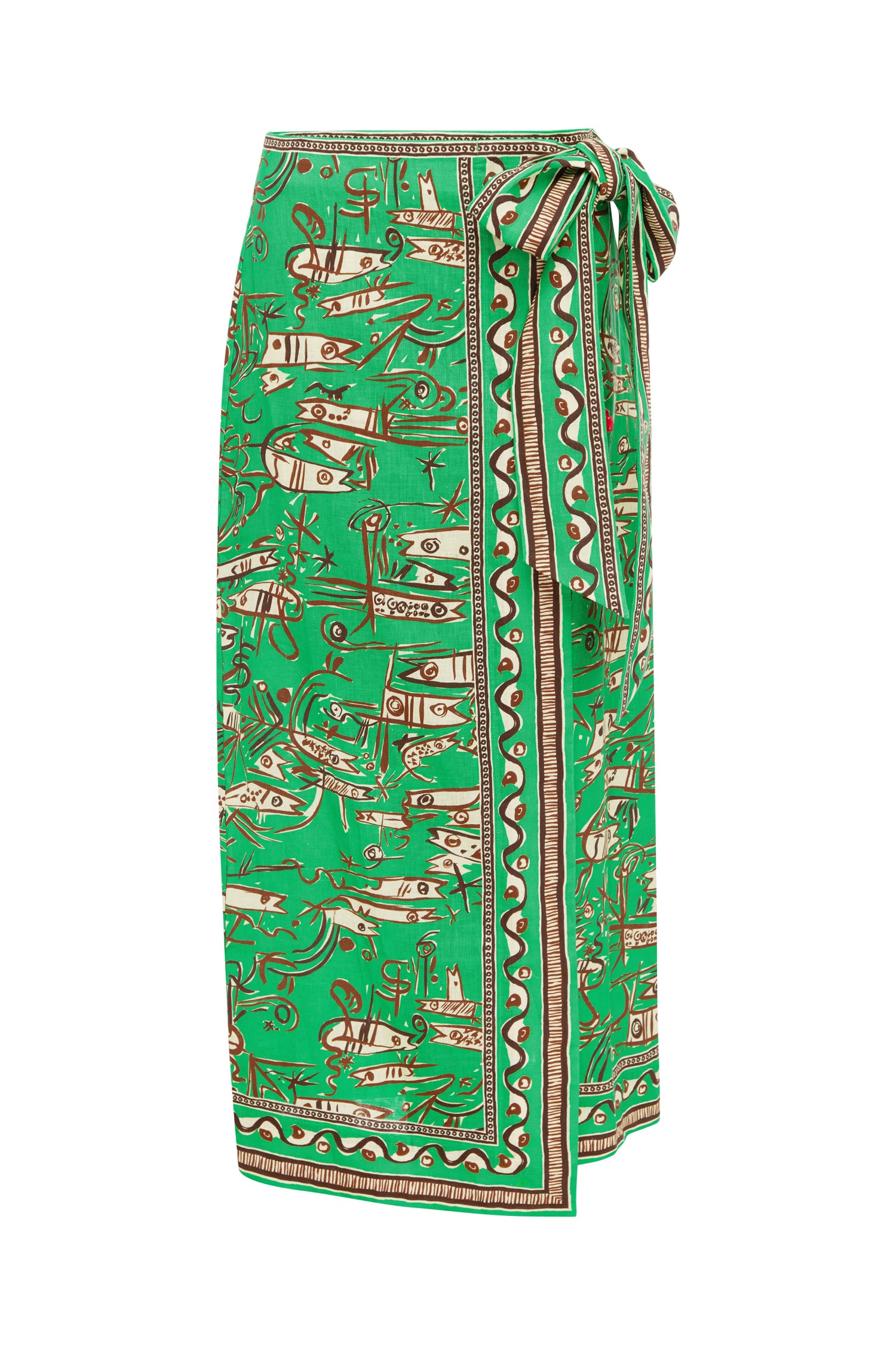 Fish Sticks Sarong Skirt