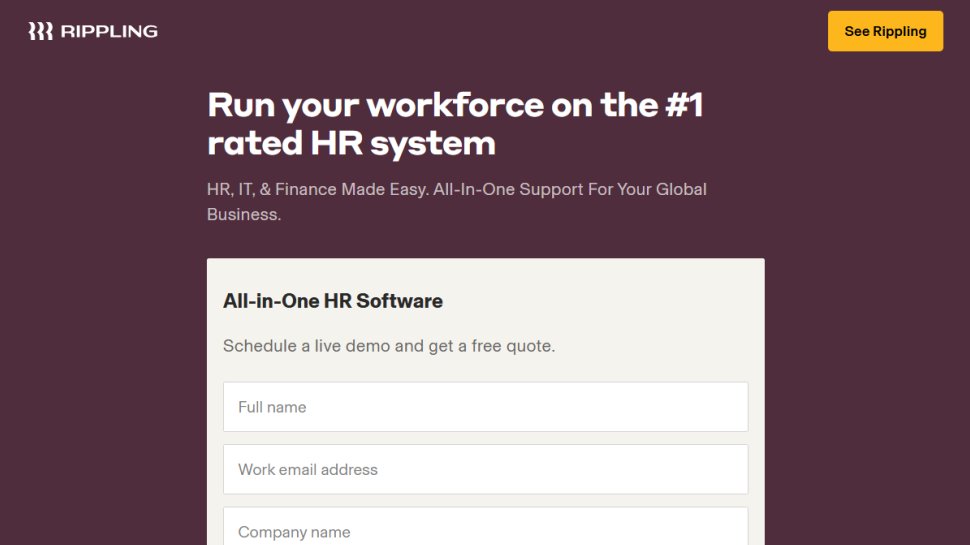 Rippling website screenshot (November 2025).