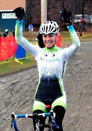 Maureen Bruno-Roy (MM Racing) is elated