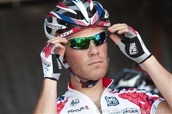Maxime Vantomme (Katusha) gets ready for the start.