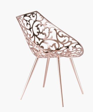 Limited edition Miss Lacy chair in copper for Driade