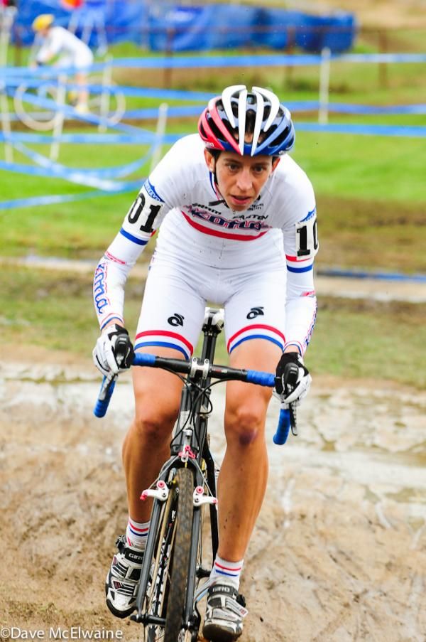 Helen Wyman (Kona) riding the sand pit