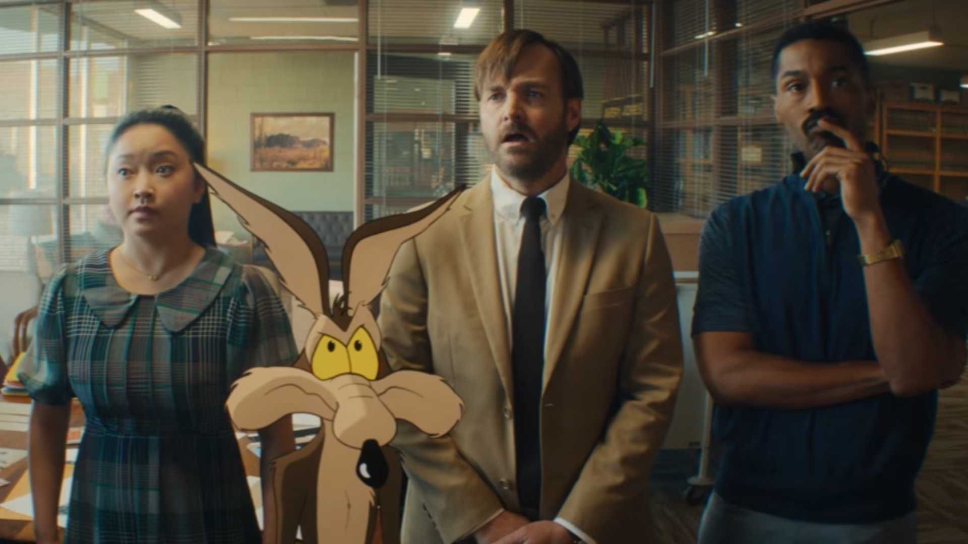 Wile E. Coyote goes to court in long-awaited first trailer for the movie shelved by Warner Bros. for a $30 million tax write-off