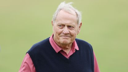 Jack Nicklaus looks on during the Celebration of Champions before the 2022 Open at St Andrews
