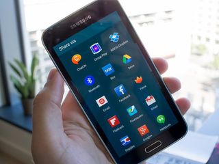 Samsung Galaxy S5 Share Menu
