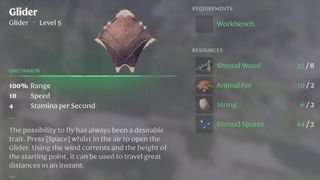 How to craft the glider in Enshrouded - Polygon