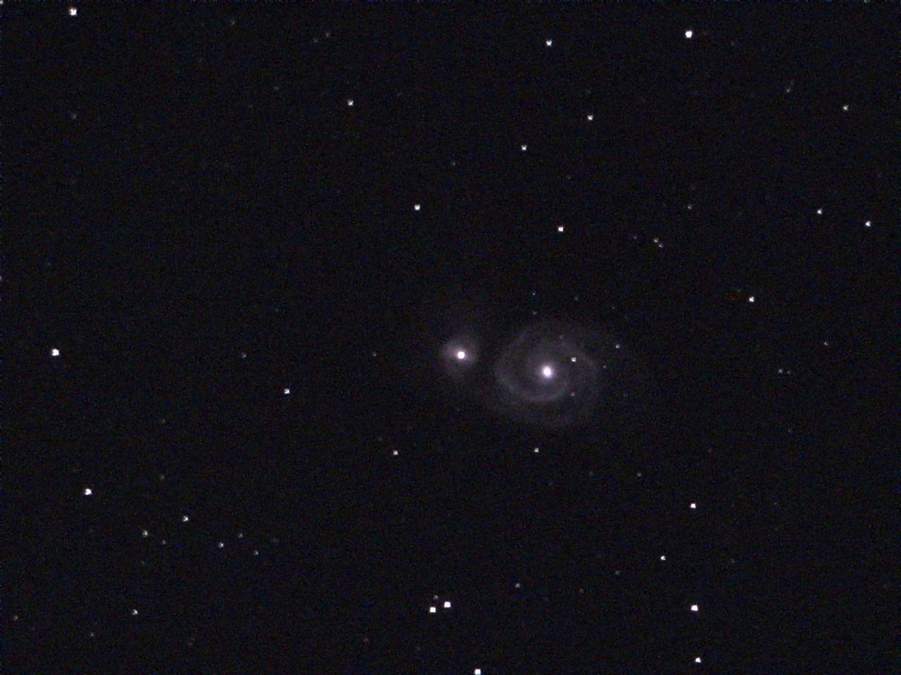 Whirlpool galaxy example image