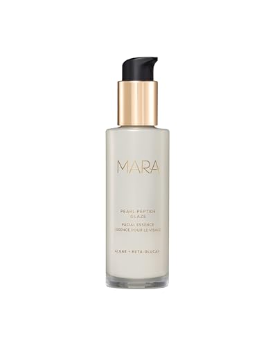 Mara Pearl Peptide Glaze &ndash; 3-In-1 Essence Toner Serum With Marine Collagen Peptides, Beta-Glucan &amp; Pearl Powder &ndash; Hydrating Prep Treatment to Plump, Smooth &amp; Reduce Redness (3.38 Oz / 100 Ml)