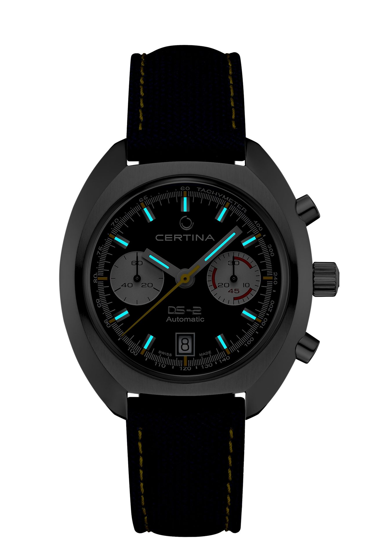 The Certina DS-2 Chronograph on a white background