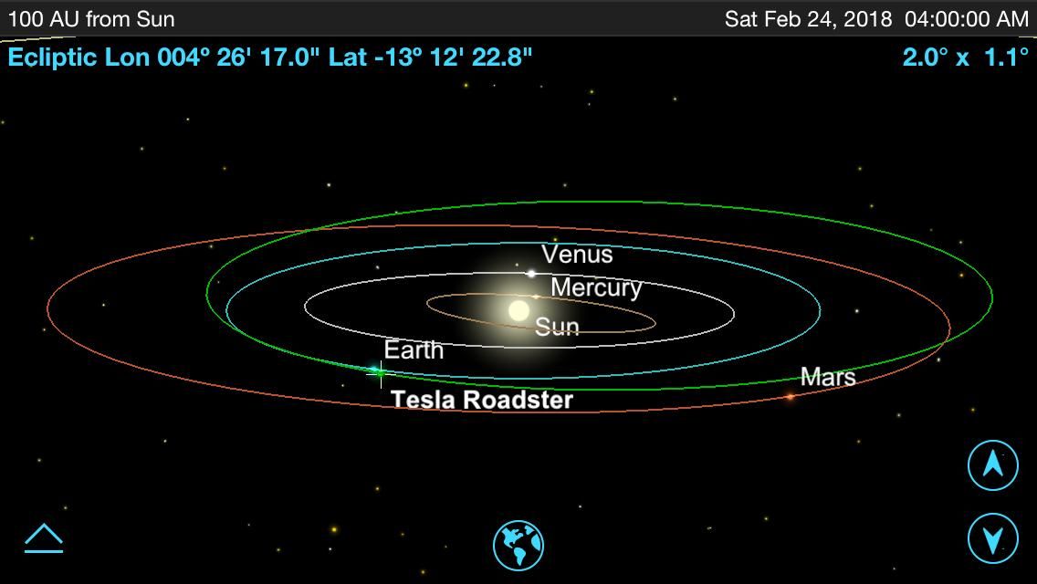 How To Track Elon Musks Tesla Roadster Using Mobile Apps