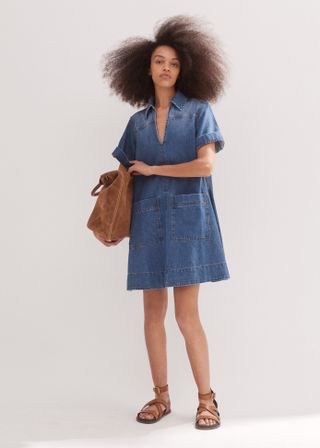 Denim Swing Dress