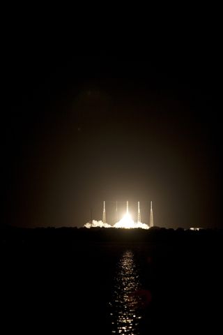Falcon 9 rocket Lifts Off
