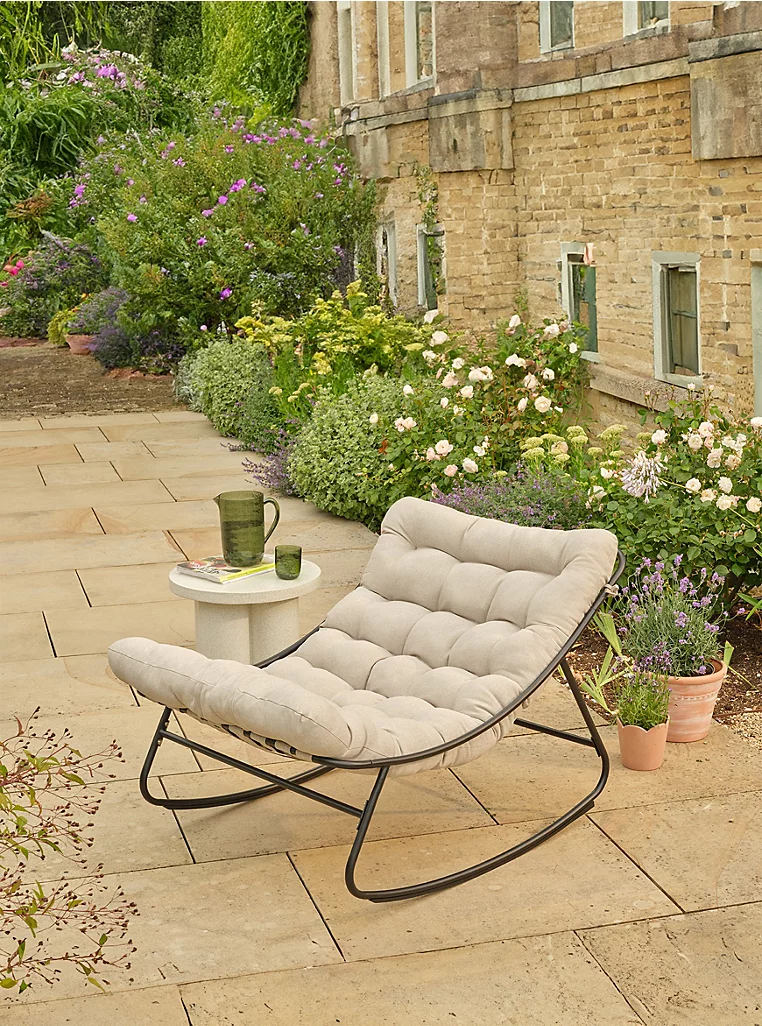 Geroge Home, Tuscany Beige Rocking Chair