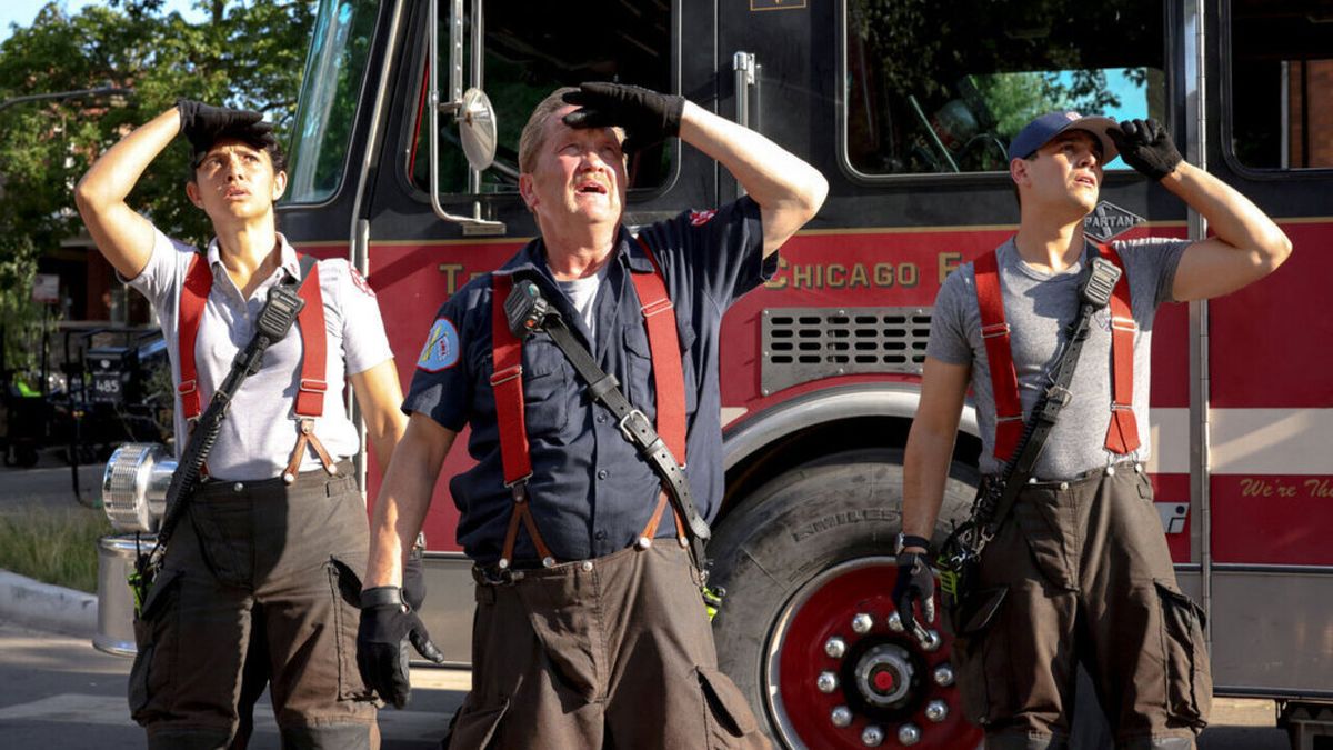 Stella, Gallo, and Mouch in Chicago Fire Season 11