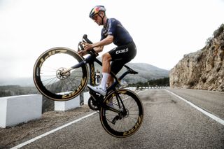 Tom Pidcock's Pinarello-Q36.5 team reveal bold new navy and gold race kit and bikes for 2026