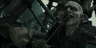 An orc in The Rings of Power season 2