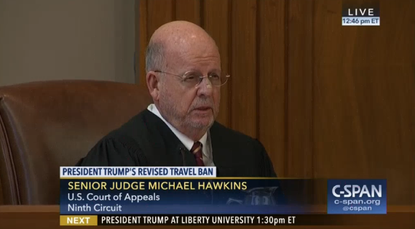 Judge Michael Hawkins.