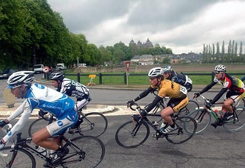 Casper gets up the road during the Tour of Bretagne