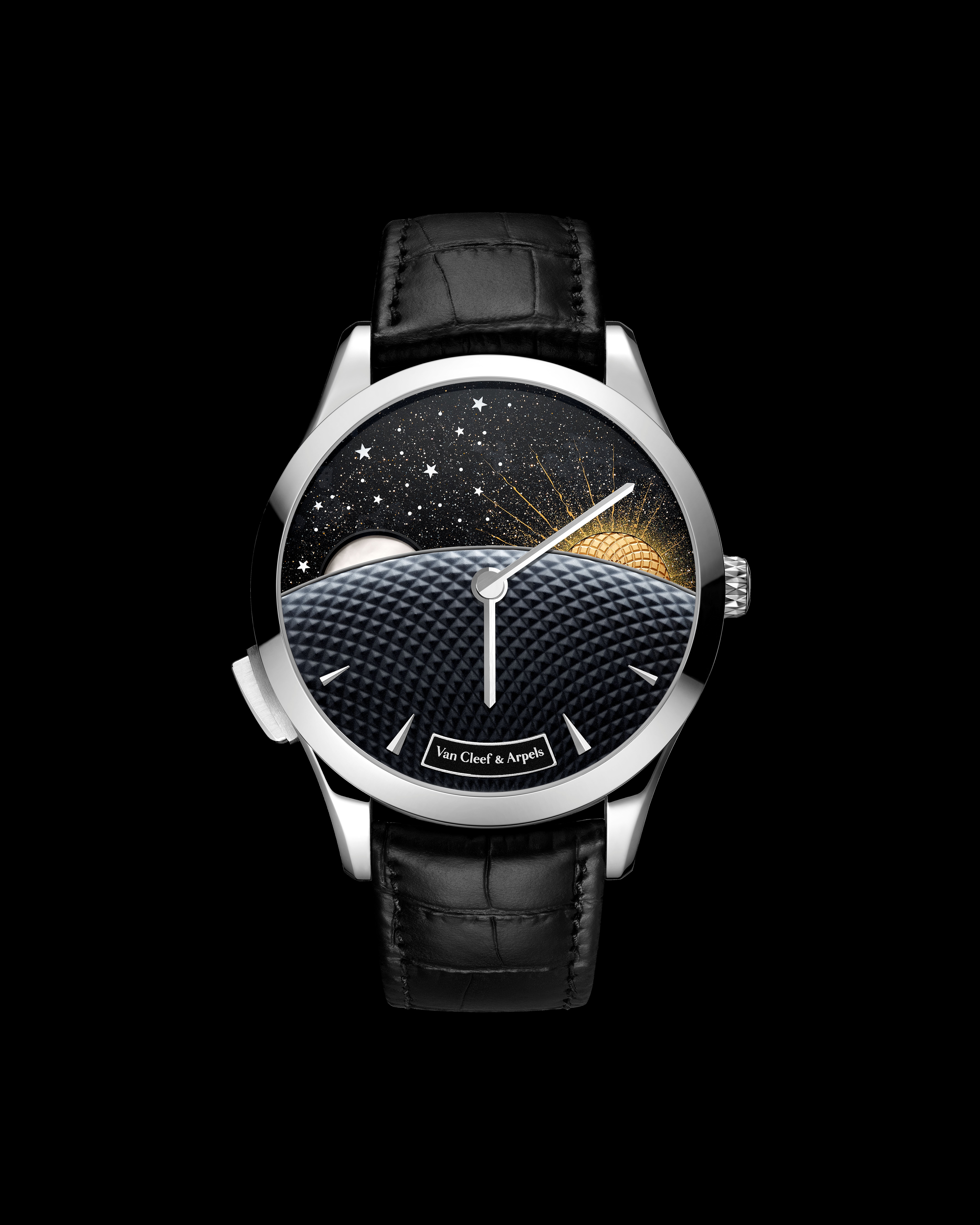 Midnight Jour Nuit Phase de Lune 22H10 - Close Up &amp;copy; Van Cleef &amp;amp; Arpels - Cl&amp;eacute;ment Rousset