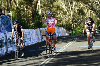 Pat Shaw (Genesys) takes the stage 2 win at the Tour of Toowoomba