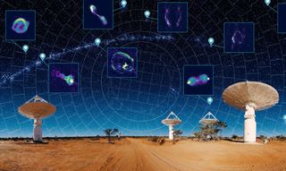 The ASKAP radio telescope array, located in the Australian outback, just mapped 3 million galaxies in less than a month.