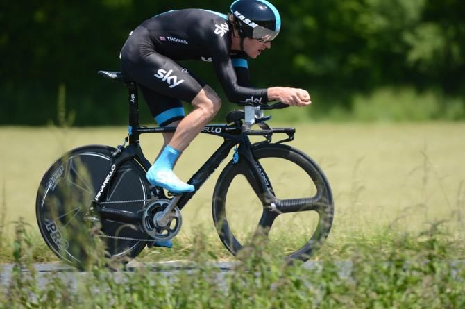 Geraint Thomas was one of four Sky riders to crack the top-10 in the Dauphin&eacute; time trial