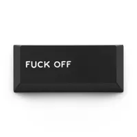 F*** OFF R3 2.25u Aluminum Keycap | $60 at NovelKeys