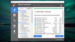 Piriform CCleaner screen grab