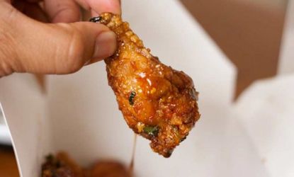 Yoink: Chicken wings are hot commodity both at your super bowl party and on the street.