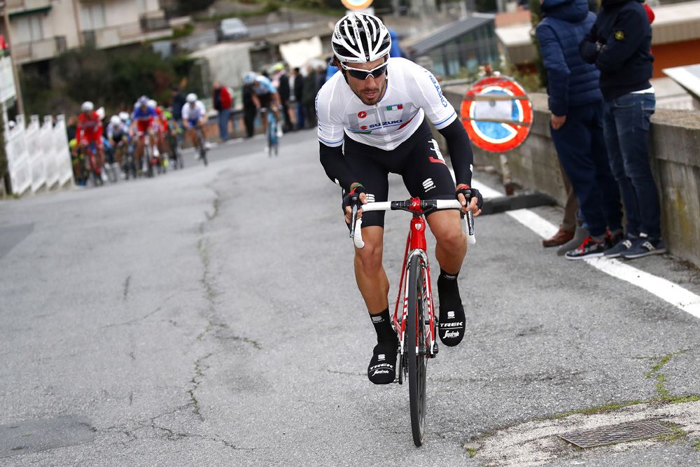 Fabio Felline rode for the Italian national team at the Trofeo Laigueglia