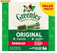 Greenies Original Regular Natural Dog Dental Care Chews| Amazon